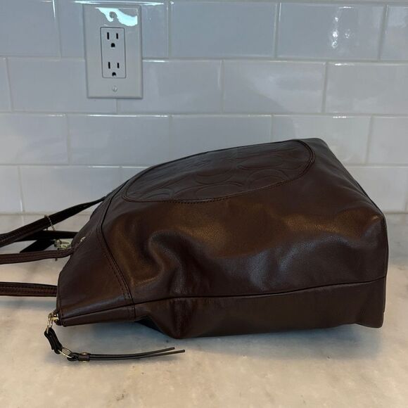 Coach Bag Purse Handbag Leather Laura Large Shoulder Bag Tote - Picture 11 of 16